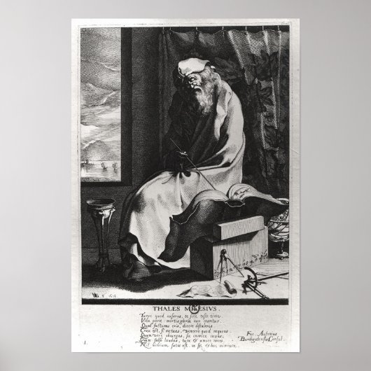 Thales of Miletus Poster (Vorne)