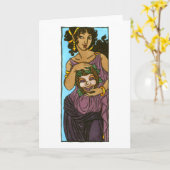 Thalia Greeting Card Karte (Gelbe Blume)