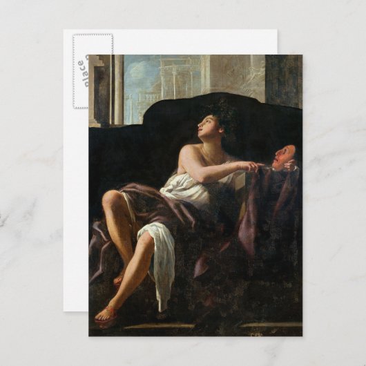 Thalia, Muse der Komödie Postkarte (Vorne/Hinten)