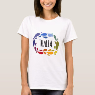 Thalia Name Niedliche farbige Gabe namens Thalia T-Shirt