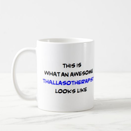 Thallasotherapeut, phantastisch kaffeetasse (Links)