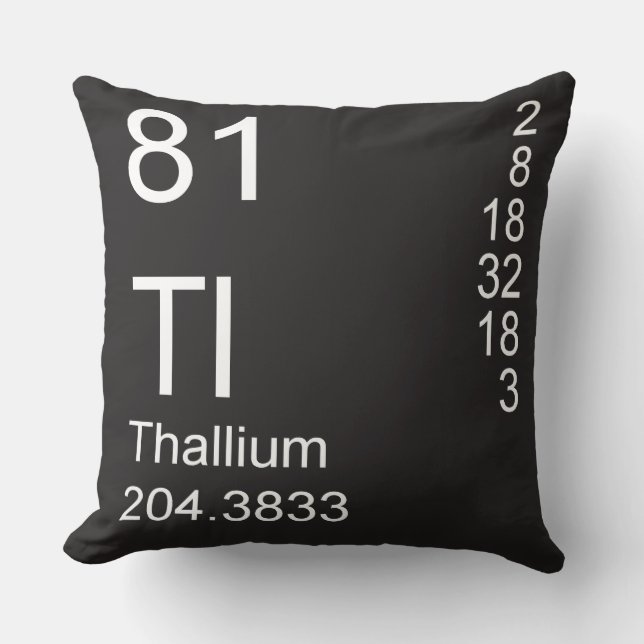 Thallium Kissen (Vorderseite)