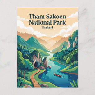 Tham Sakoen Nationalpark Thailand Postkarte