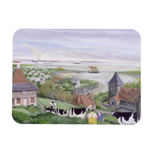 Thames Estuary Farm Magnet (Horizontal)