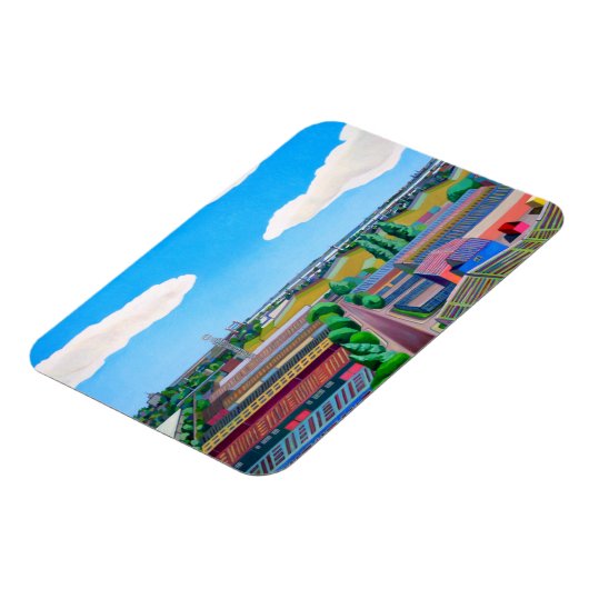 Thames Gateway Sommer Magnet (Linke Seite)