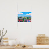 Thames Gateway Sommer Poster (Küche)
