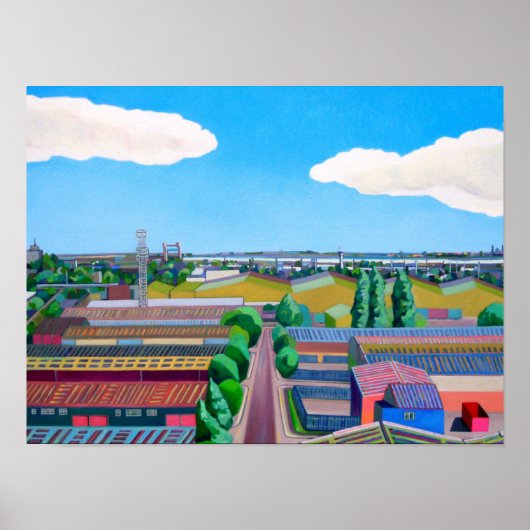 Thames Gateway Sommer Poster (Vorne)