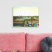 Thames Gateway Winter Leinwanddruck (Insitu (Wohnzimmer))