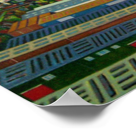 Thames Gateway Winter Poster (Ecke)