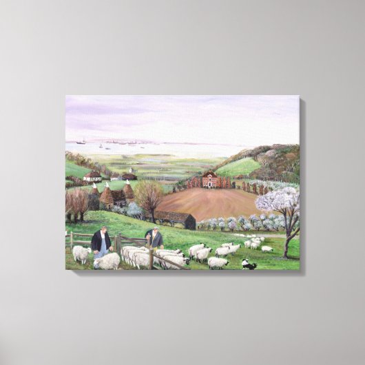 Thames View Leinwanddruck (Vorderseite)