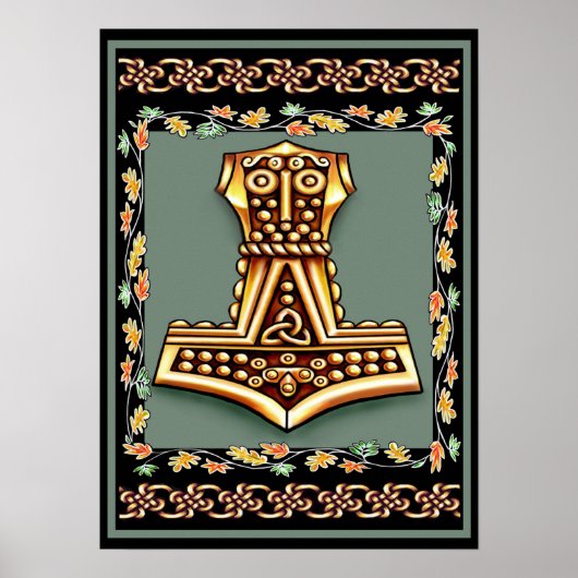 Thammer Hammer Poster Print (Vorne)