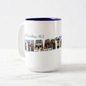 Thamtastic Kaffee-Tasse Zweifarbige Tasse (Vorderseite Links)