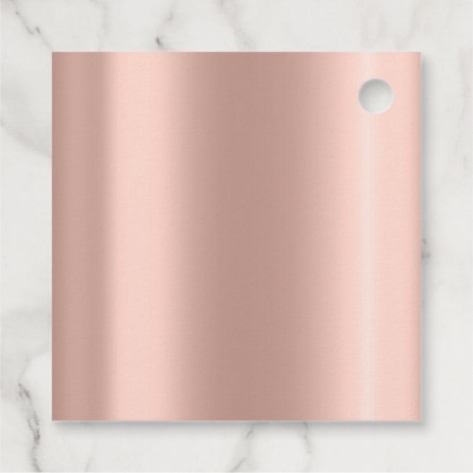 Than You Bridal 16. Quinceanera Party Dress Rose Geschenkanhänger (Rückseite)