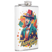 Thancksgiving Flask, Funny Flask, Erntedank Dri Flachmann (Rechts)