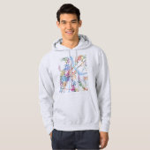 Thane Maharashtra Karte Hoodie (Vorne ganz)