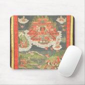 Thangka des Paradieses von Amitabha Mousepad (Mit Mouse)