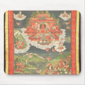 Thangka des Paradieses von Amitabha Mousepad (Vorne)
