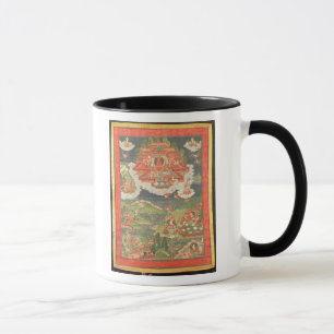 Thangka des Paradieses von Amitabha Tasse
