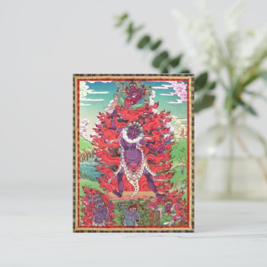 Thangka Ekajati Art Postkarte (Stehend Vorderseite)