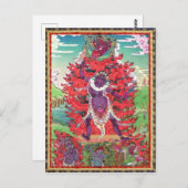 Thangka Ekajati Art Postkarte (Vorne/Hinten)