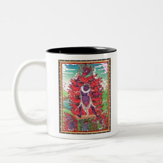 Thangka Ekajati Art Zweifarbige Tasse (Links)