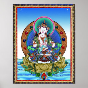 Thangka Vajrasattva Tattoo Mandala Print Poster