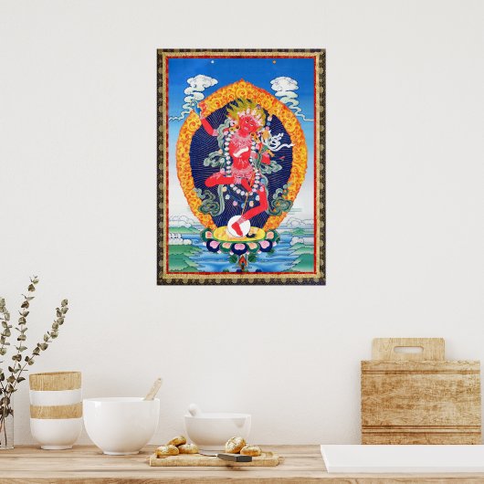 Thangka Vajravarahi Print Poster (Küche)