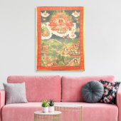 Thangka vom Paradies Amitabha Leinwanddruck (Insitu (Wohnzimmer))