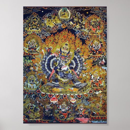 Thangka Yamantaka Poster (Vorne)