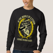 Thank A Lineman Quote Electrical Lineman Electrici Sweatshirt (Vorderseite)
