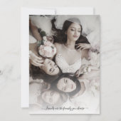 Thank Bridesmaid with Photo and Typography (Vorderseite)