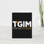 Thank God, It's Monday_ A Funny Twist On Workplace Karte (Vorderseite)
