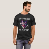 Thank God It's Purrday Cat  Weekend Kitten Rest Da T-Shirt (Vorne ganz)
