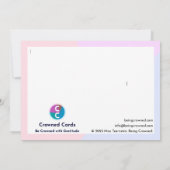 Thank someone yourself dankeskarte (Rückseite)