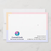 Thank the Physiotherapist Dankeskarte (Rückseite)