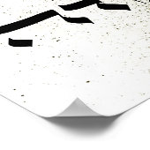 Thank you,תודה, Hebrew Calligraphy,Wall Art, Poster (Ecke)