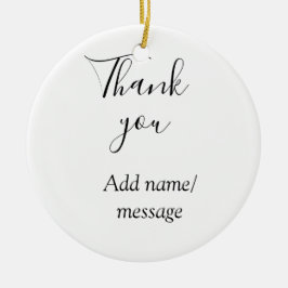Thank you add name message simple stylish calligra keramik ornament