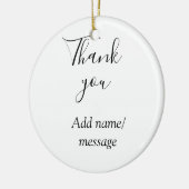 Thank you add name message simple stylish calligra keramik ornament (Links)