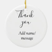 Thank you add name message simple stylish calligra keramik ornament (Hinten)