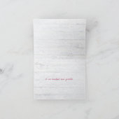 Thank You apple blossoms Dankeskarte (Innenseite)