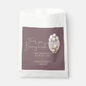 Thank You Beary Much, Bearly Wait Baby Shower Geschenktütchen (Vorderseite)