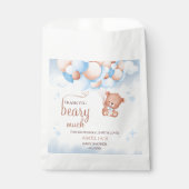Thank You Beary Much Teddy Bear Baby Shower Geschenktütchen (Vorderseite)