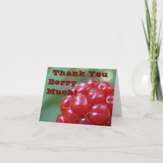 Thank You Berry Much! - Say it With a Big Very Dankeskarte