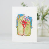 Thank you Blessing Dankeskarte (Stehend Vorderseite)