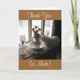 Thank You Bugsy/rosa Orange Dankeskarte