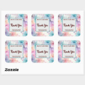Thank You Candle Label – Elegant Gift Sticker (Blatt)