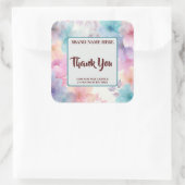 Thank You Candle Label – Elegant Gift Sticker (Tasche)