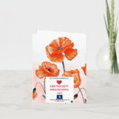 THANK YOU CARD 1 KARTE (Rückseite)