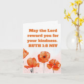 THANK YOU CARD 1 KARTE (Gelbe Blume)