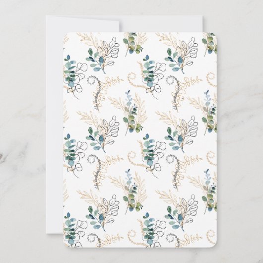 Thank You Card Baby Shower "Baby Koala" Dankeskarte (Rückseite)